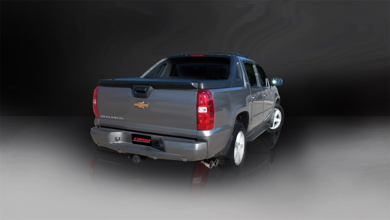 Corsa 2007-2008 Chevrolet Suburban 1500 5.3L V8 Polished Sport Cat-Back Exhaust thumbnail 8
