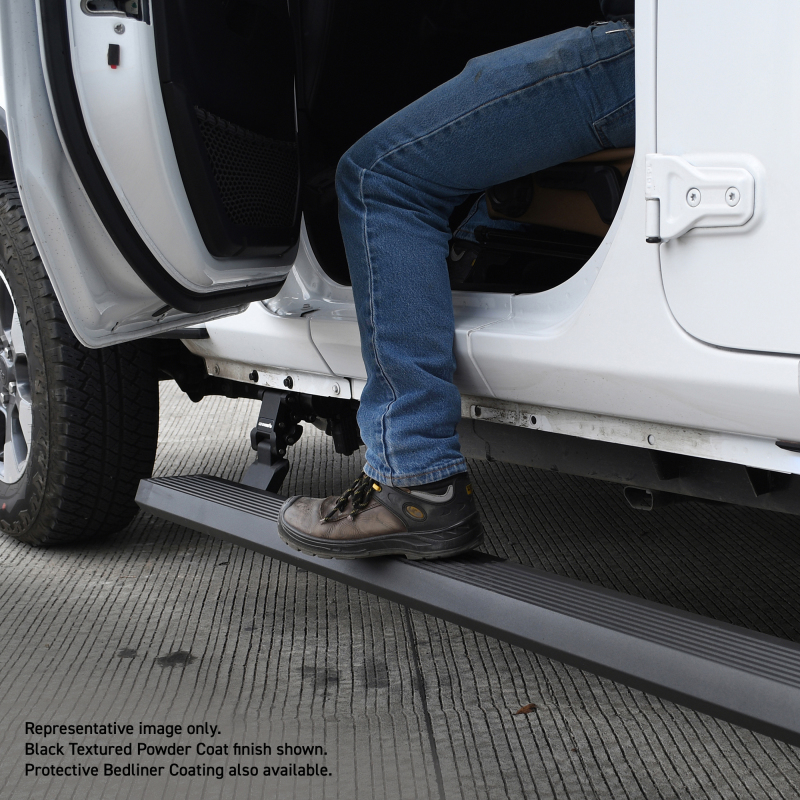 RealTruck 18-24 Jeep Wrangler 2dr VoltStep Electric Running Board Kit (No Drill) - Tex. Blk thumbnail 7