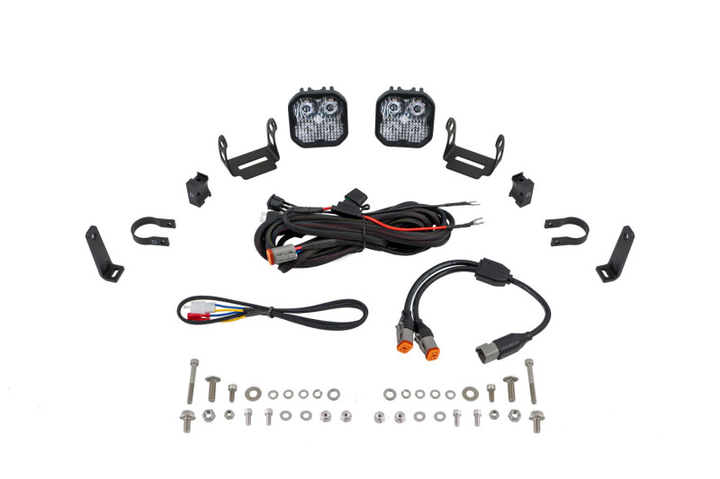 Diode Dynamics SS3 LED Bumper 1 1/2 In Roll Bar Kit Sport - White Combo (Pair) thumbnail 2
