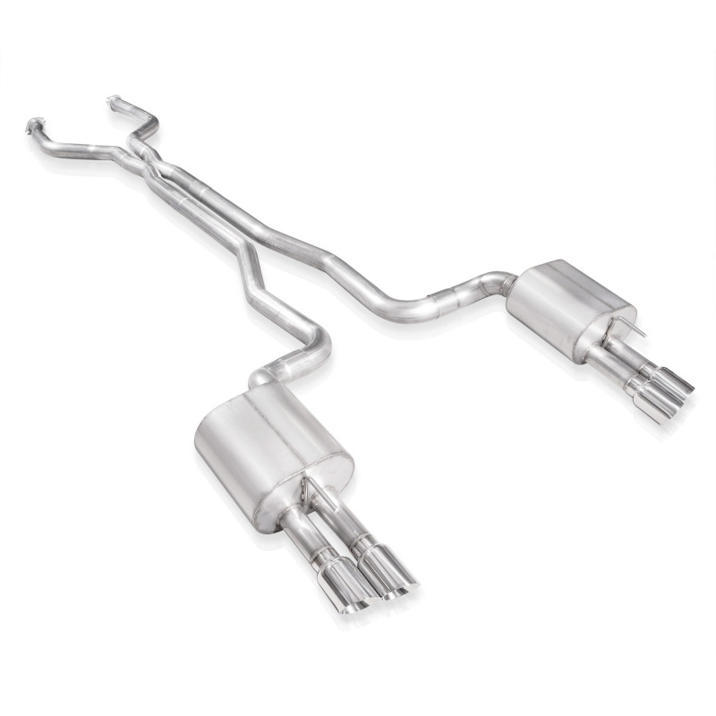 Stainless Works 2014-16 Chevy SS Exhaust 3in X-Pipe Chambered Mufflers Polished Tips Factory Connect thumbnail 3