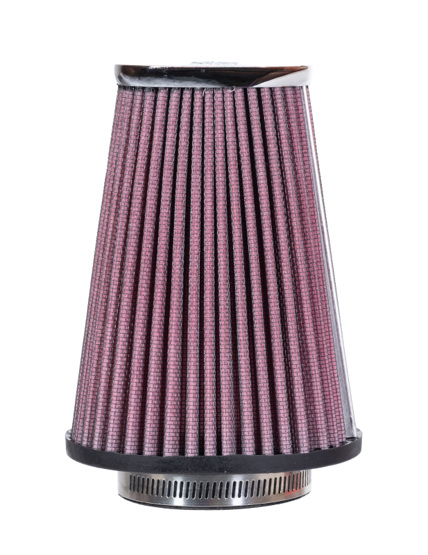 K&N Universal Clamp-On Air Filter 2-7/16in Flange 4-1/2x3-3/4in Base 3x2in Top 6in Height thumbnail 5