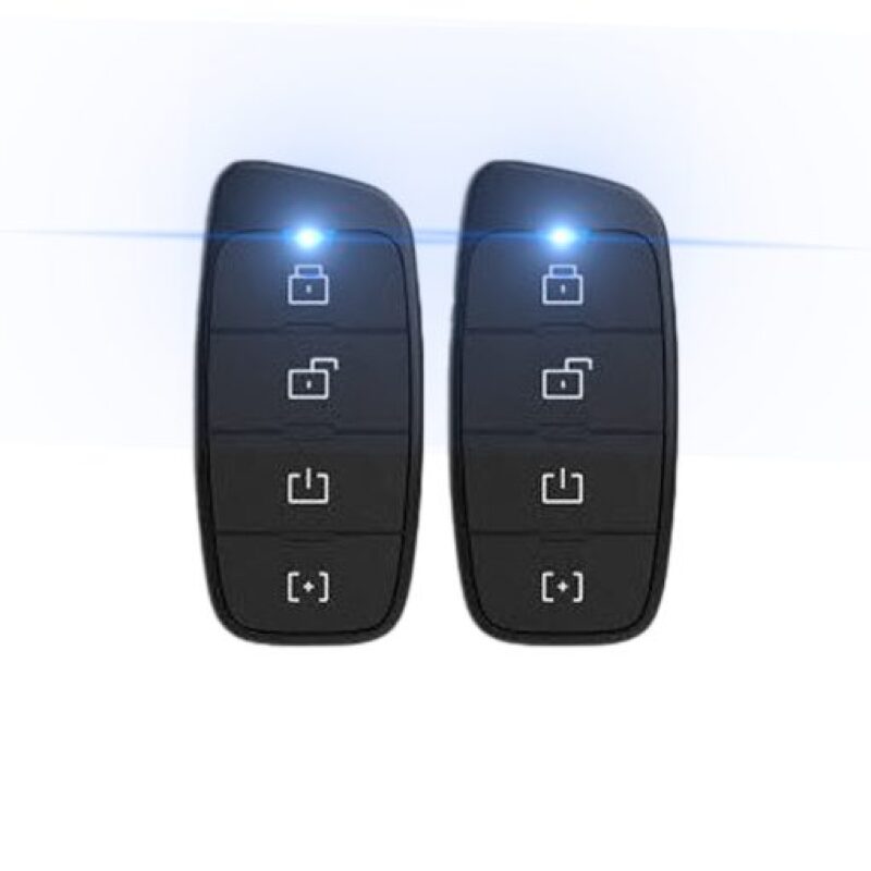 Kleinn (2) 4-Button 1-Way Remotes Antenna Upgrade 2500 ft Range
Plug-In Remotes