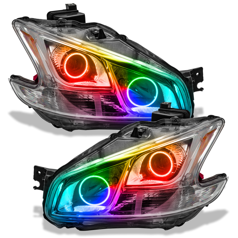 Oracle 09-13 Nissan Maxima SMD HL (Non-HID)-Chrome - ColorSHIFT w/ Simple Controller thumbnail 8