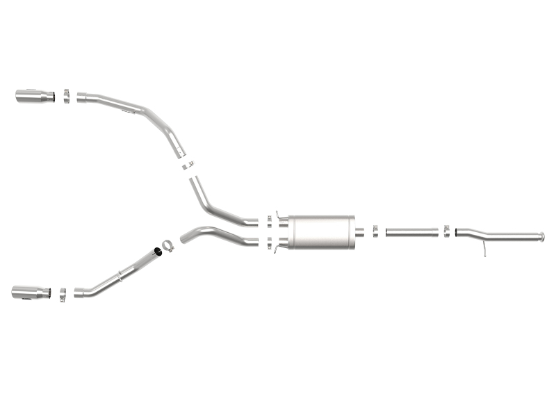 aFe Apollo GT Series 3 IN 409 SS Cat-Back Exhaust System w/ Polish Tip GM Sierra 1500 09-18 thumbnail 4