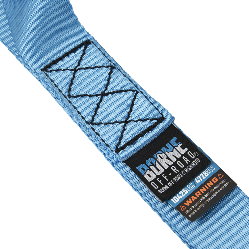 Borne Off-Road Soft Loop Tie-Down Straps (4-Pack) Blue thumbnail 8