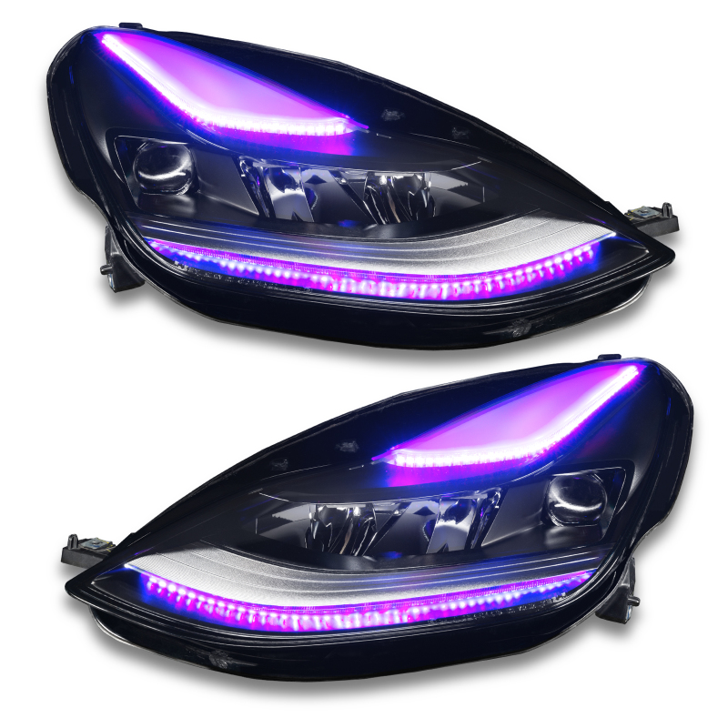 Oracle 2021+ Tesla Model 3 Dynamic ColorSHIFT Headlight DRL Upgrade Kit thumbnail 6