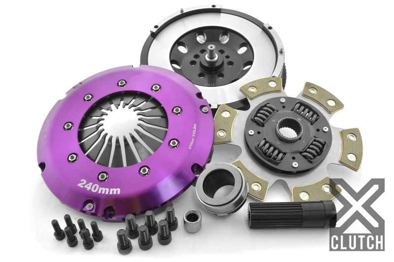 XClutch 11-13 BMW 335is Base 3.0L Stage 2R Extra HD Sprung Ceramic Clutch (6 Bolt/PB in Input Shaft)