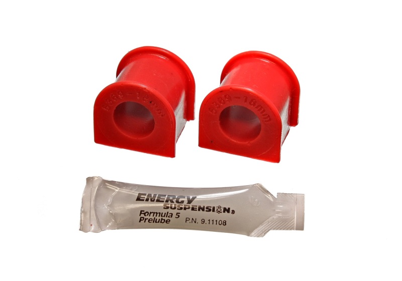 Energy Suspension 88-91 Honda Civic/CRX Red 18mm Front Sway Bar Bushings thumbnail 4
