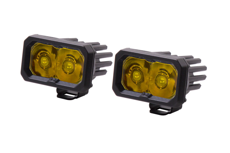 Diode Dynamics Stage Series 2 In LED Pod Pro - Yellow Spot Standard ABL (Pair) thumbnail 4