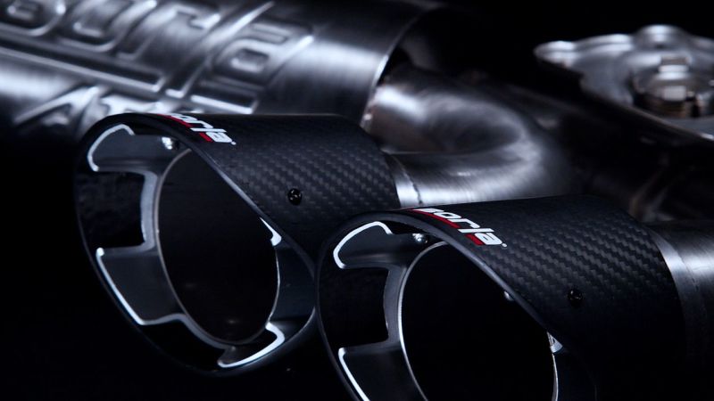 Borla 2020 Chevrolet Corvette C8 6.2L ATAK 3in Exhaust System Dual Round Angle Cut Carbon Fiber Tips thumbnail 5