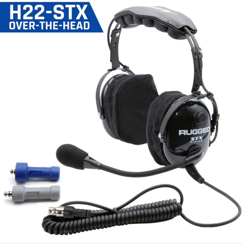 Rugged Radios ULTIMATE HEADSET for STEREO and OFFROAD Intercoms - OTH