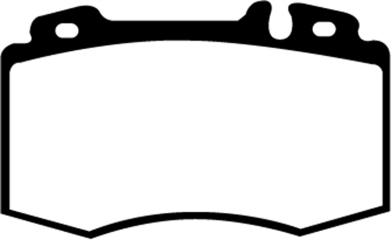 EBC 00-01 Mercedes-Benz M-Class (ML) ML430 4.3 Greenstuff Front Brake Pads thumbnail 2