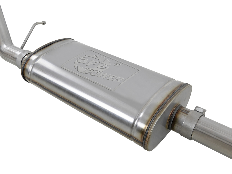 aFe Apollo GT Series 2019 GM Silverado/Sierra 1500 4.3L/5.3L 409 SS CB Exhaust System w/Polished Tip thumbnail 9