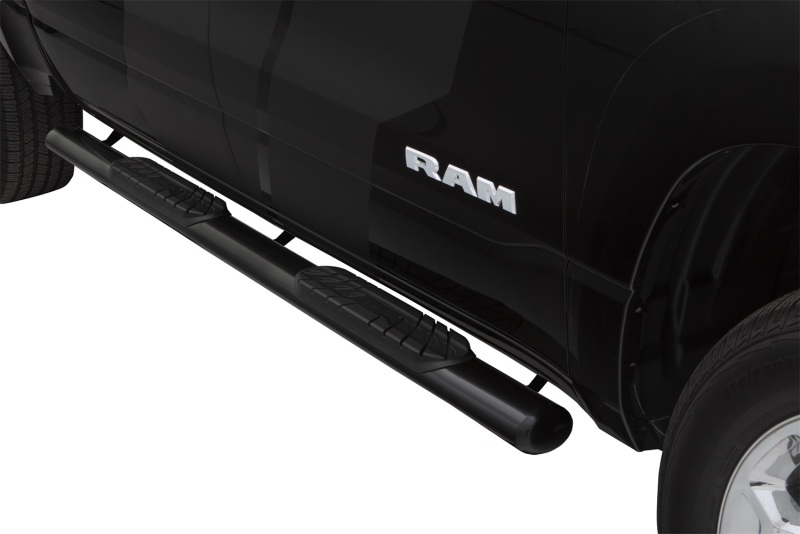 Lund 10-17 Dodge Ram 2500 Crew Cab 4in. Oval Straight Steel Nerf Bars - Black thumbnail 5