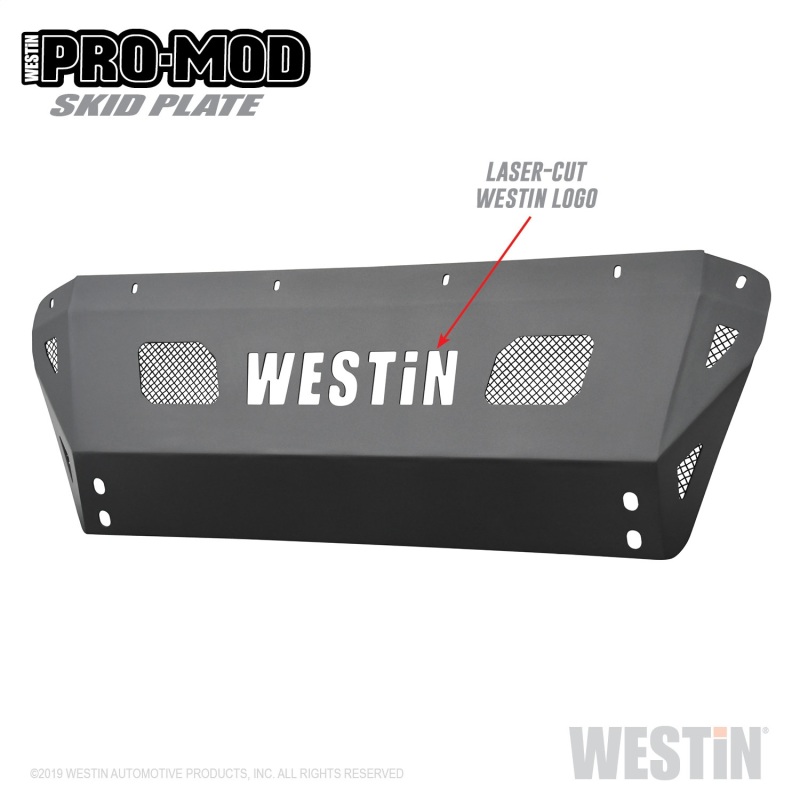 Westin 14-21 Toyota Tundra Pro-Mod Skid Plate - Textured Black thumbnail 5