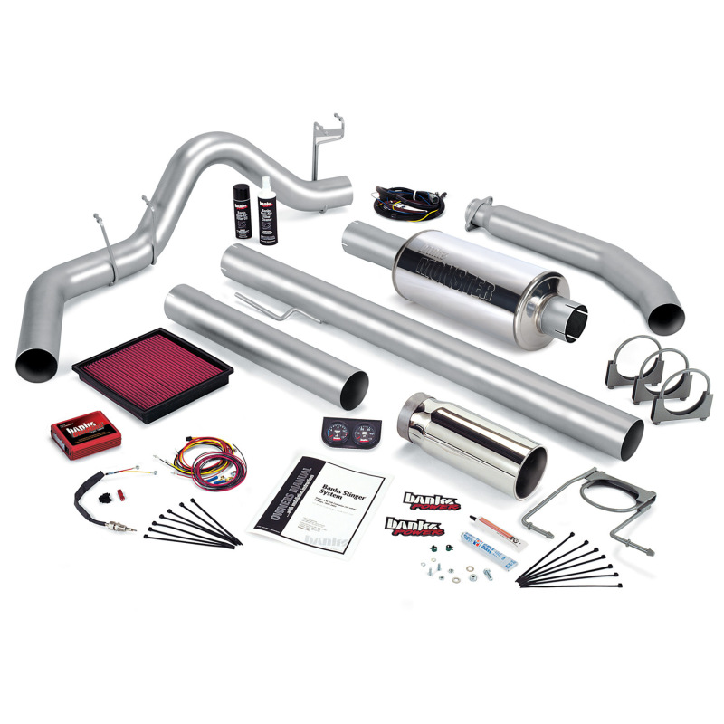 Banks Power 02 Dodge 5.9L 235Hp Ext Cab Stinger System - SS Single Exhaust w/ Chrome Tip thumbnail 4