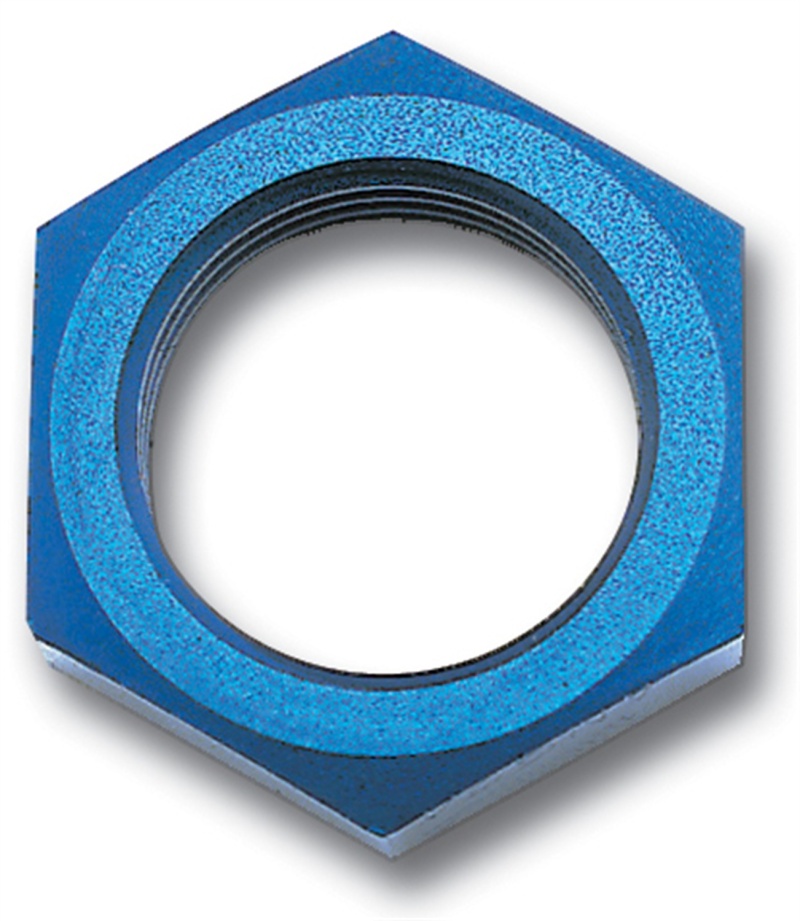 Russell Performance -12 AN Bulkhead Nuts 1 1/16in -12 Thread Size (Blue) thumbnail 6