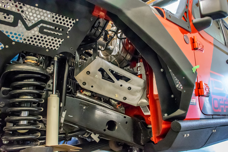 2018+ Jeep JL / JT Engine Bay Compressor Mount - Image 10