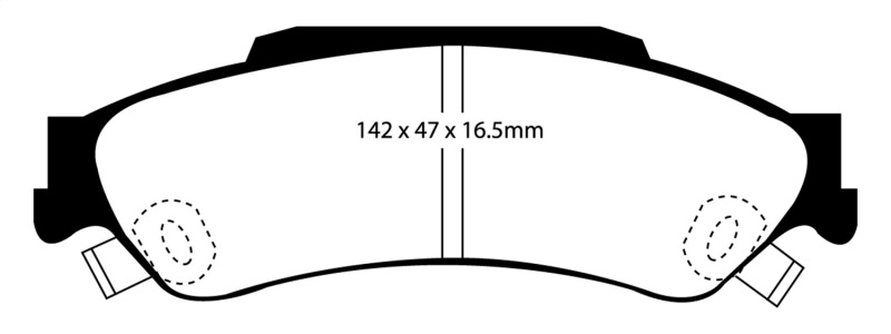 EBC S14 Brake Pad and Rotor Kit (1x ebcDP61602, 1x ebcRK7165) thumbnail 6