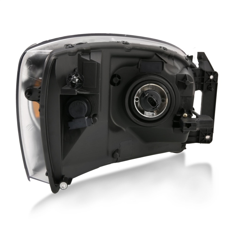ANZO 2006-2009 Dodge Ram 1500 Crystal Headlight Black Amber thumbnail 6