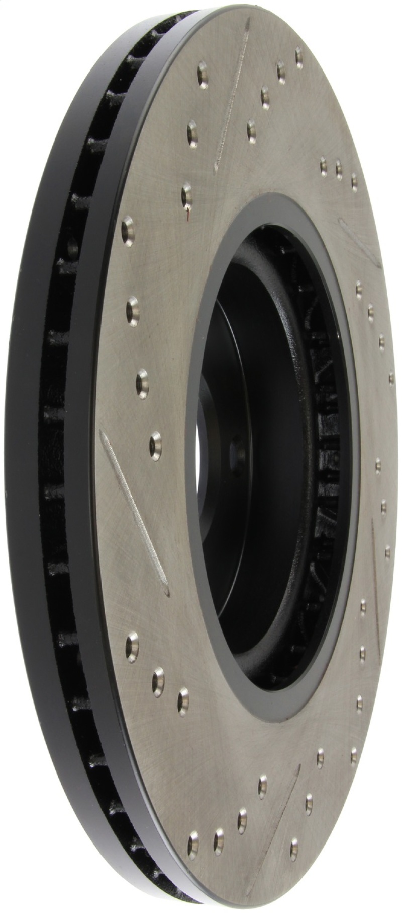 StopTech 06-07 350Z / 05-07 G35 exp Sport/ 06-07 G35X SportStop Slotted & Drilled Front Left Rotor thumbnail 6