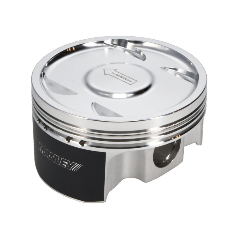 Manley Subaru WRX EJ25 99.75mm -17cc Dish 8.5:1 CR Turbo Tuff Extreme Duty Piston Set w/ Rings thumbnail 3
