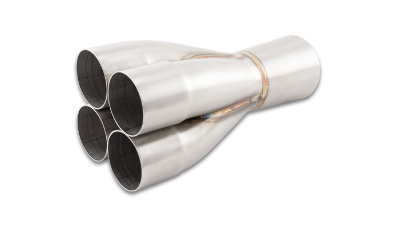 Vibrant 4-1 SS Merge Collector (2.375in Inlet ID 3.00in Merge OD 3.50in Outlet OD) Single Unit
4IN1-2.375"IDX3.5"OD
Exhaust Collector