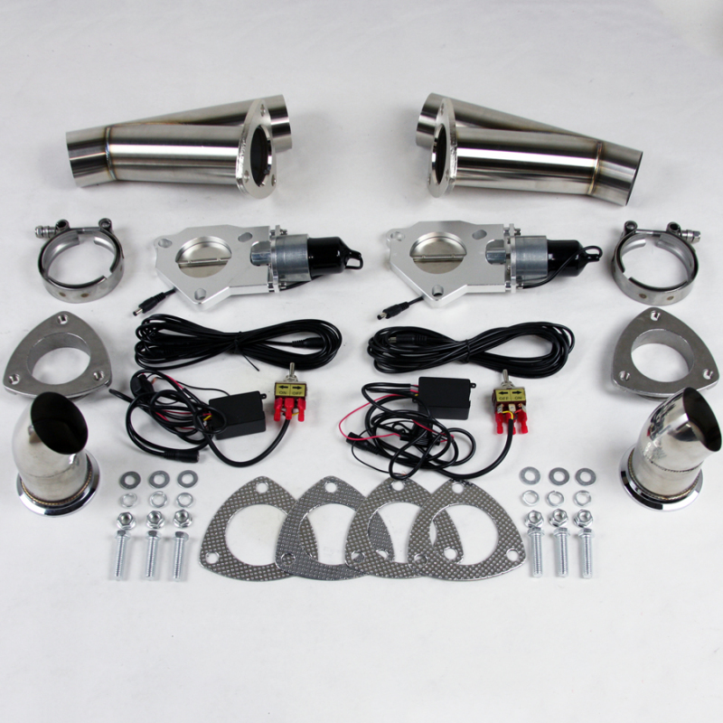Electronic Exhaust Cutout Systems - Stainless Steel - Weld In