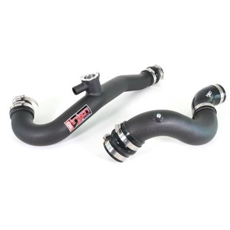 Injen 15-19 Ford Mustang 2.3L EcoBoost Aluminum Intercooler Piping Kit - Wrinkle Black thumbnail 2