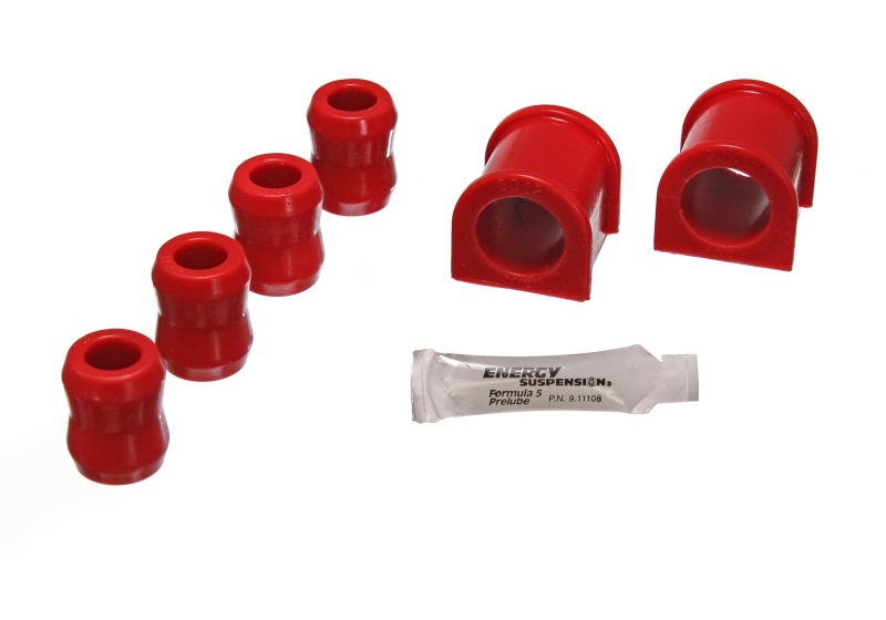 Energy Suspension 87-96 Jeep Wrangler YJ Red Front 1-1/8in Sway Bar Bushing Set w/End Link Bushings thumbnail 4