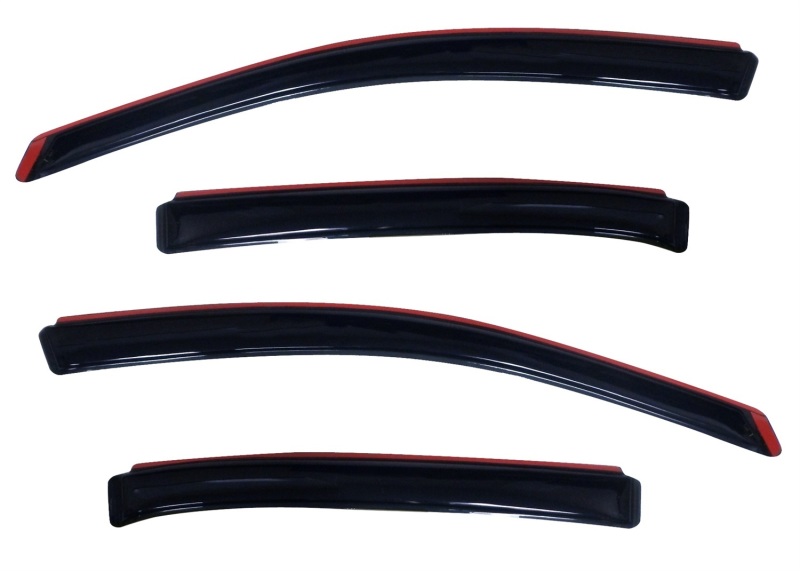AVS 10-18 Ford Taurus Ventvisor In-Channel Front & Rear Window Deflectors 4pc - Smoke thumbnail 6