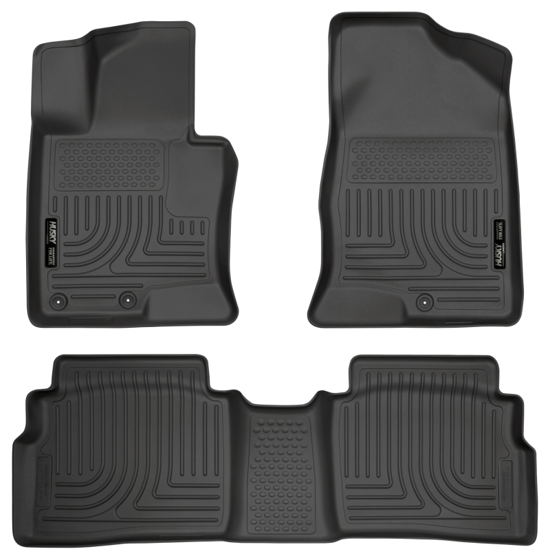 Husky Liners 11-12 Hyundai Sonata WeatherBeater Combo Black Floor Liners thumbnail 3