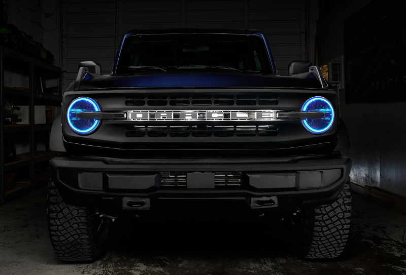 Oracle 2021 Ford Bronco DRL Upgrade w/ Halo Kit - ColorSHIFT w/ BC1 Controller thumbnail 4