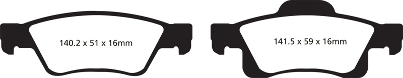 EBC S5 Brake Pad and Rotor Kit (1x ebcGD7557, 1x ebcDP41872R) thumbnail 4