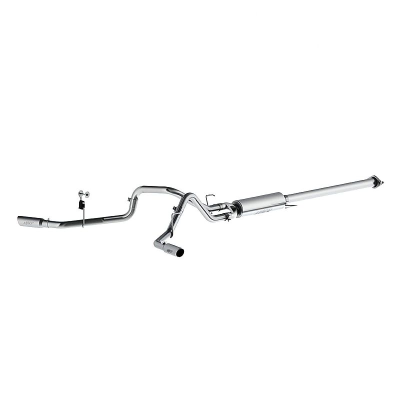MBRP 2015 Ford F-150 2.7L / 3.5L EcoBoost 2.5in Cat Back Dual Side Split Alum Exhaust System thumbnail 2