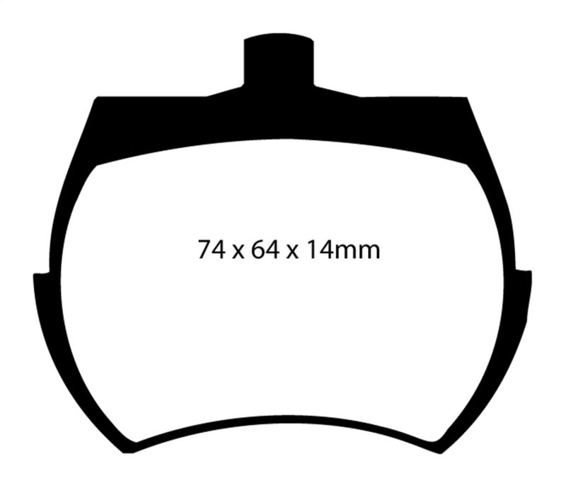 EBC S13 Brake Pad and Rotor Kit (1x ebcRK205, 1x ebcDP4127R) thumbnail 5
