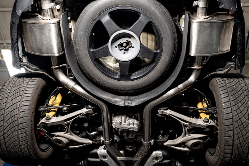 Corsa 2021-2025 Dodge Durango SRT Hellcat Cat-Back 2.75in Dual Rear Exit Sport 4.5in Polished Tips