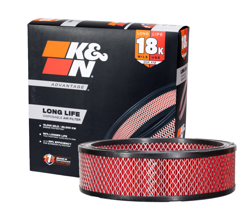 K&N Advantage Air Filter 18K Miles Gm Cars & Trucks V6 V8 1981-1995 thumbnail 3