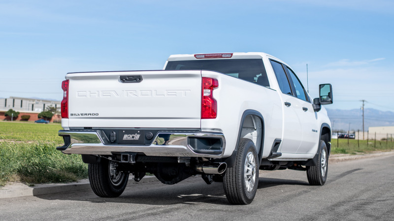 Borla 20-22 Chevrolet/GMC Silverado/Sierra 6.6L T-304 SS Cat-Back S-Type Exhaust - Brushed thumbnail 5