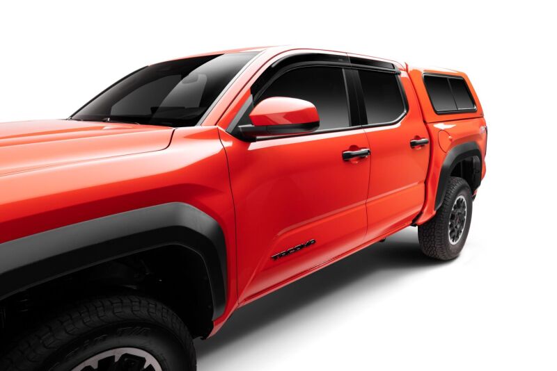 Low Profile Ventvisor Deflector; Smoke; 4 pc.