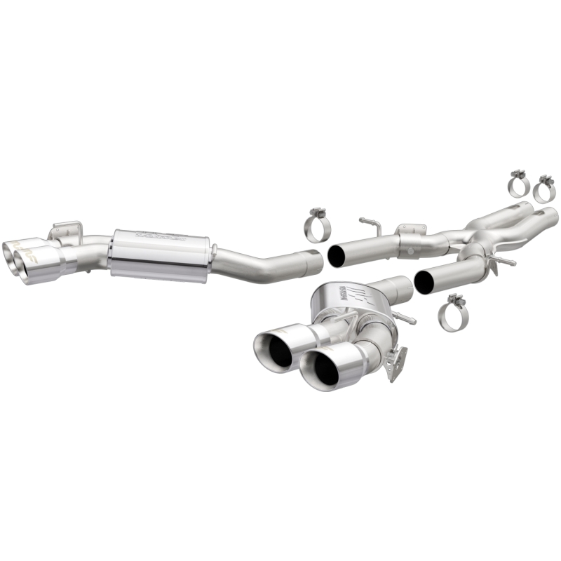MagnaFlow 2016 Chevy Camaro 6.2L V8 Competition Cat Back w/ Quad Polished Tips thumbnail 4