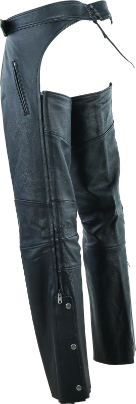 Kuryakyn Leather By River Road Longhaul Leather Chaps Black - Large thumbnail 8