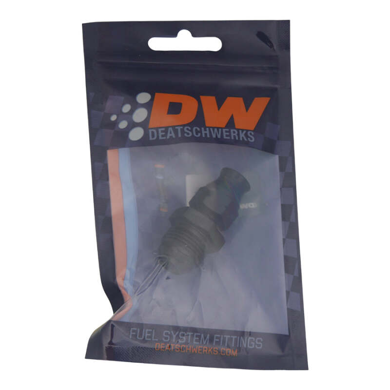 DeatschWerks 8AN Male Flare to 5/16in Hardline Compression Adapter - Anodized Matte Black thumbnail 5