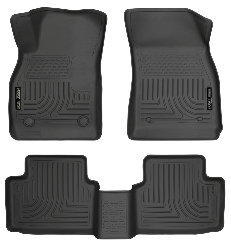 Husky Liners 13 Chevy Malibu WeatherBeater Black Front & 2nd Seat Floor Liners thumbnail 2