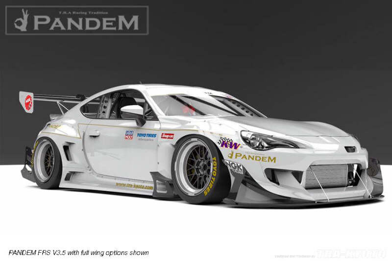 GReddy Pandem 2012+ Subaru BRZ Full Wide Body Aero Kit V3.5 w/o Wings thumbnail 4