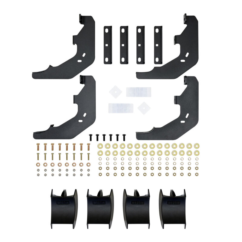 Westin 15-25 Ford F-150 SuperCab / 17-26 Ford F-250/350 SuperCab AT6 Running Boards - Black thumbnail 7