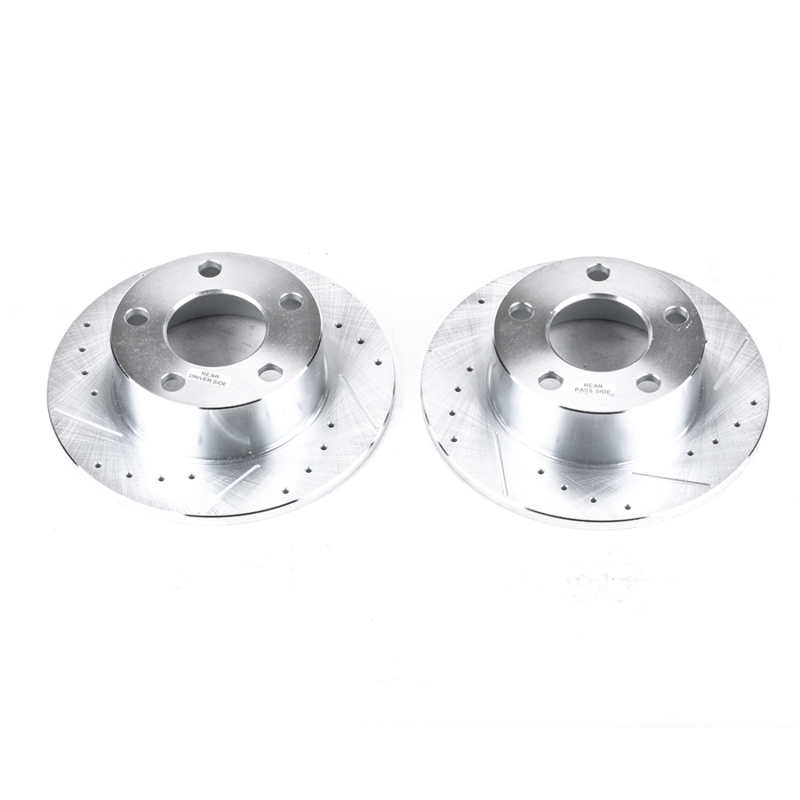 Power Stop 95-04 Audi A6 Rear Evolution Drilled & Slotted Rotors - Pair thumbnail 2