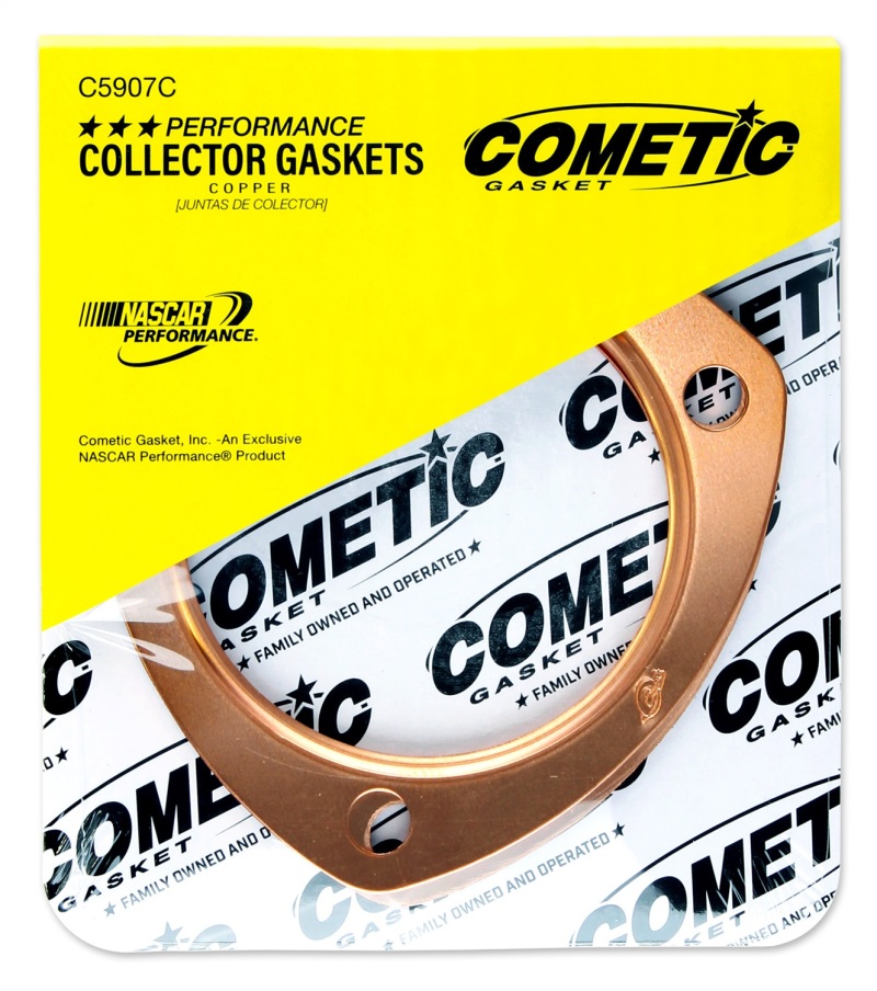 Cometic 3.0in Copper Header Collector - .043in DIA Port/3.875 Bolt Circle thumbnail 4