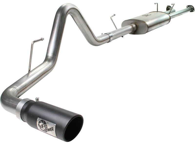 aFe MACH Force XP Exhaust Cat-Back SS-409 07-09 Toyota Tundra V8-5.7L w/ Black Tip thumbnail 2