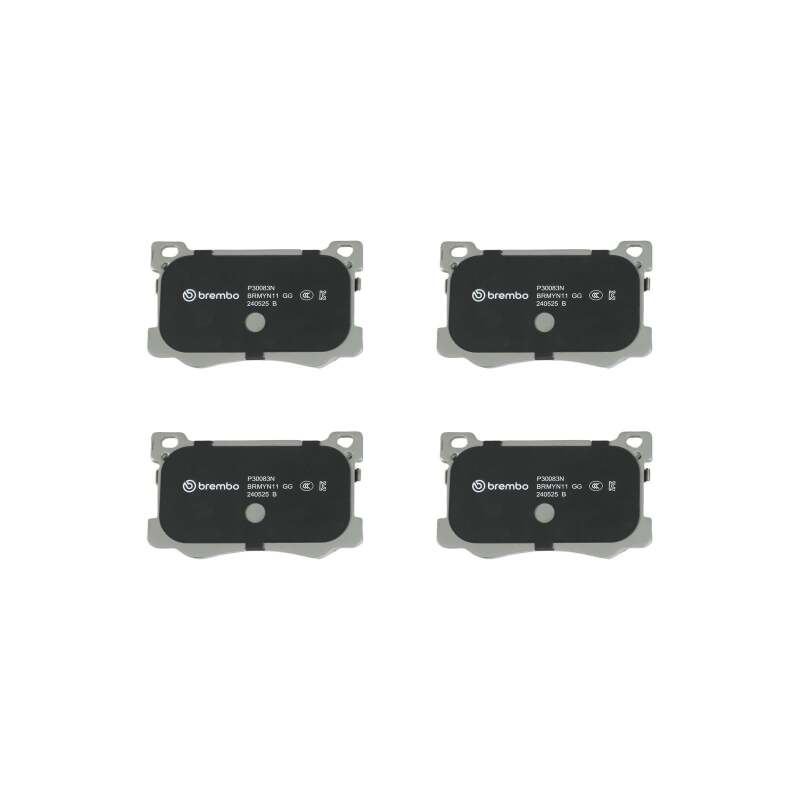 Brembo 16-17 Hyundai Genesis/ Genesis G80/ Kia K900 Front NAO Brake Pad thumbnail 4